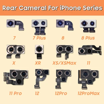 Galinio vaizdo Kamera, iPhone, 7 7plus 8 8plus X XR XS 11 11Pro12 12Pro Didelis Galinio vaizdo Kamera Lankstus Kabelis Pakeitimo 