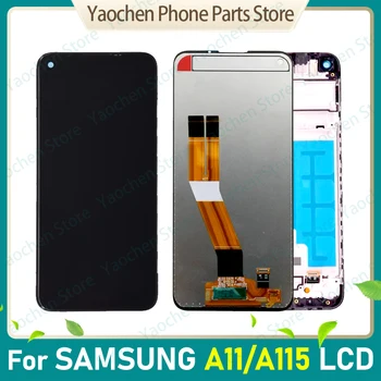 Samsung Galaxy A11 SM-A115F LCD ekranas Su Touch Screen Surinkimo Samsung SM-A115F/ DS lcd ekranas