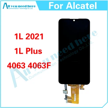 Už Alcatel 1L 2021 / 1L Plius 4063 4063F LCD Ekranas Jutiklinis Ekranas skaitmeninis keitiklis Asamblėjos Remonto Dalių Pakeitimas