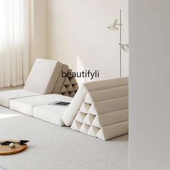 Kremas Stiliaus Tatamio Tofu Blokuoti Sofa Kūrybos Aikštė Vieno Kilnojamojo Modulis Sofa