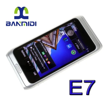 Originalus E7 E7-00 Mobiliojo ryšio Telefonas Wifi 3G 8MP 16GB Symbian Belle OS Smartphone 4