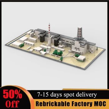 Naujas 1488PCS Černobylio Elektrinės Modelį Ss Statybos Blokus 