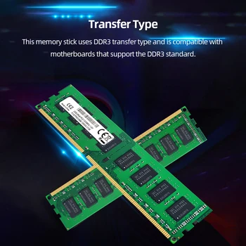 DDR3 Staliniai kompiuteriai Kompiuterio Ram Atminties 2G/4G/8G 1333/1 600mhz 240PIN 8/16 Lustai Suderinami Su 