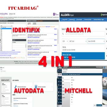 2024 Internete Sąskaitą Vienerių Metų Prenumeratos Alldata Mitchell Identifix Autodata Automobilių Dirbtuvėse, Remonto Programinės įrangos Informacija