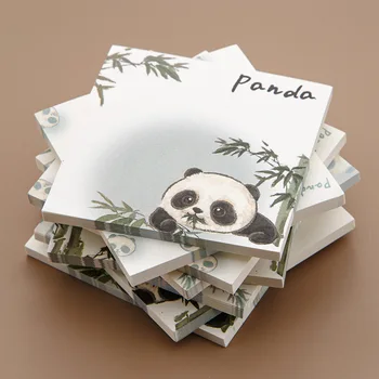 50sheets Kawaii Panda Notepad Sužinoti Pranešimą Sticky Notes Estetinės Raštinės Reikmenys Biuro Reikmenys Scrapbooking