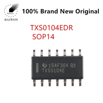 100% Originalus IC Traškučiai Chip TXS0104EDR SOIC-14 4-Bitų Dvikryptis Įtampos Lygio Konverteris Lustas