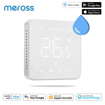 Meross Smart WiFi Termostatas Vandens/Dujų Katilas Sistemos Temperatūros valdymo pultelio Dirbti su HomeKit Alexa, Google 