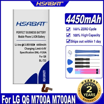HSABAT 4450mAh BL-T33 Baterija LG K6 M700A M700AN M700DSK M700N