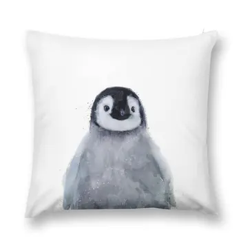 Mažai Pingvinas Mesti Pagalvę, Siuvinėta Pagalvėlė Padengti Pagalvėlės Vaikams Kalėdų Užvalkalas