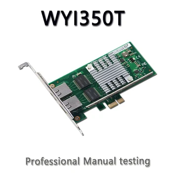 Winyao WYI350T PCIe X1 Darbalaukio Dual Port Gigabit Ethernet 