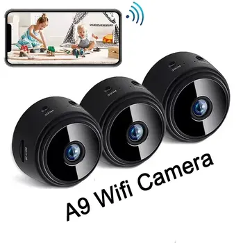 A9 Mini Kamera, WiFi Bevielio ryšio Apsaugos Nuotolinio Stebėti Kameros Vaizdo Stebėjimo Smart Home Mini DV Cam HD 