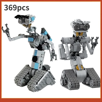 Johnnyed 5 Modelio SS Filmą Trumpuoju Jungimų Karinės Emocinis Roboto Kūrimo Bloką Nustatyti Astroed RobotsBrick Žaislas Vaikams Dovanos