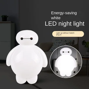 Miega Šviesos Naktį Šviesos Silikono Lempos Tamsos Vaikas, Vaikų Gimtadienio Dovana Kambario Dekoracija LED Nakties Šviesos JAV Plug-in LED