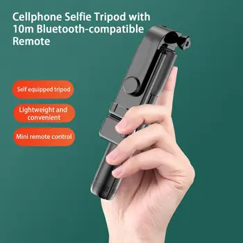 360 Laipsnių Pasukti Grožio Makiažas Lempos Multi Fotografijos Rūšių Tampus, Sulankstomas Selfie Stick Trikojo Telefono Trikojis Stovas protas