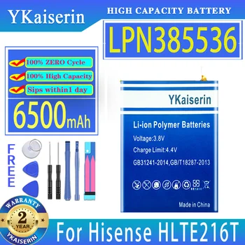 YKaiserin 6500mAh Bateriją LPN385536 Už Hisense HLTE216T Mobiliojo Telefono Baterijas