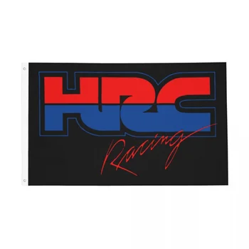 HRC Vėliavos Dvipusis Patalpų, Lauko Reklama Honda Racing 2 Grommets Kabinti Apdailos 90x150cm