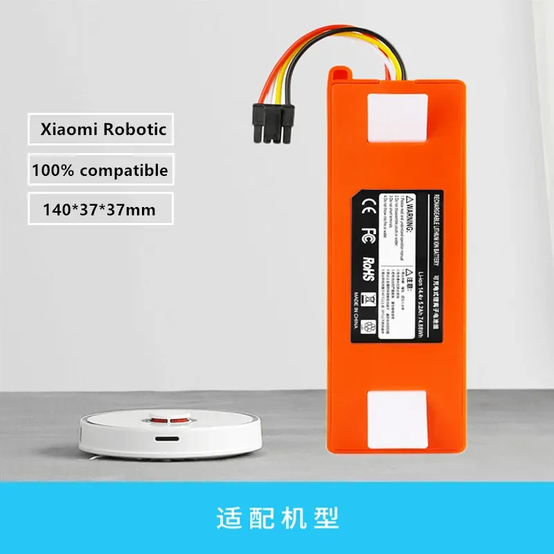 Robotizuotas Dulkių siurblys Bateriją už Xiaomi Robotas Roborock S50 S51 S55 Priedų, Atsarginių Dalių li-ion 7800mAh