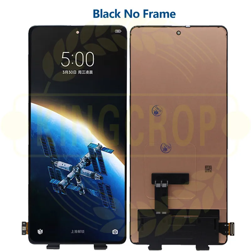 100% Originalus Už Xiaomi Black Shark 5 Pro LCD RYKLYS KTUS-H0 Ekranas Jutiklinis Ekranas skaitmeninis keitiklis Asamblėjos BlackShark 5 Pro 5Pro