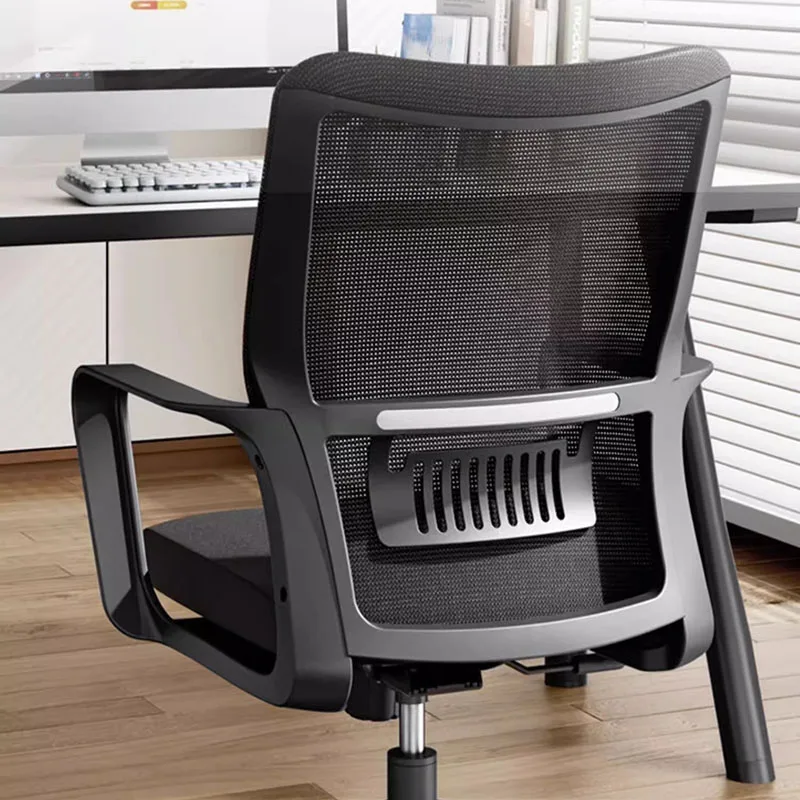 Projekto Vykdomoji Biuro Kėdės Moderni Reguliuojama Rankena Voleliu, Biuro Kėdės, Ergonomiškas Swivel Cadeira De Escritorio Stalo Dekoras