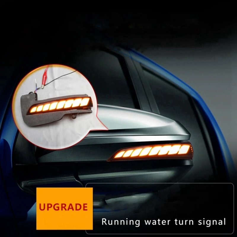 4X LED Dinaminis Posūkio Signalo, Šoniniai galinio vaizdo Veidrodėliai Indikatorius, Indikatorių Šviesos Toyota Fortuner Hilux 