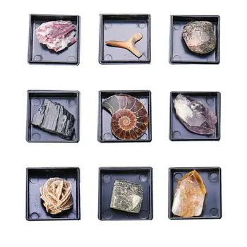 Kristalai Ir Akmenys, Natūralių Akmenų 9pcs Teigiamos Energijos Kristalai Namų Dekoro Mineralinės Rūdos Egzempliorių Reiki Ir Joga