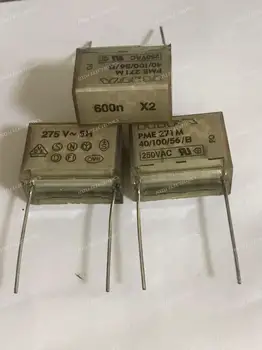 2VNT PME271 PME271M 600n X2 275VAC 0.6 UF P=25.4 mm Kondensatorius