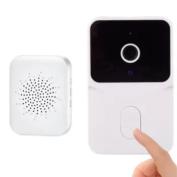 Saugumo Kameros durų skambutį USB Saulės Įkrovimo App Nuotolinio HD Vaizdo Doorbell Smart Doorbell Su 120 Plataus Kampo Objektyvas, Baterija