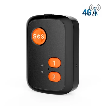 IP67 atsparus Vandeniui 4G-LTE, 3G, 2G GSM Vyresnio amžiaus SOS Mygtuką, pavojaus Signalizacija GPS Tracker